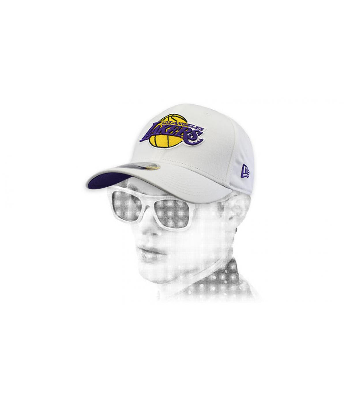 casquette Lakers blanc Stretch Snap 9Fifty Lakers